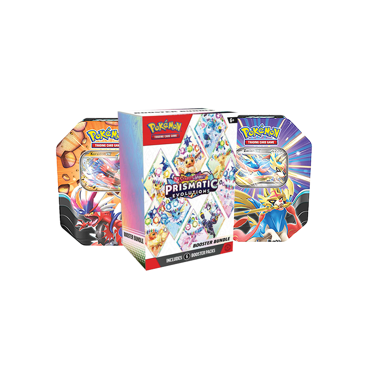 Pokemon Specials: 1 Booster Bundle + 2 Tins