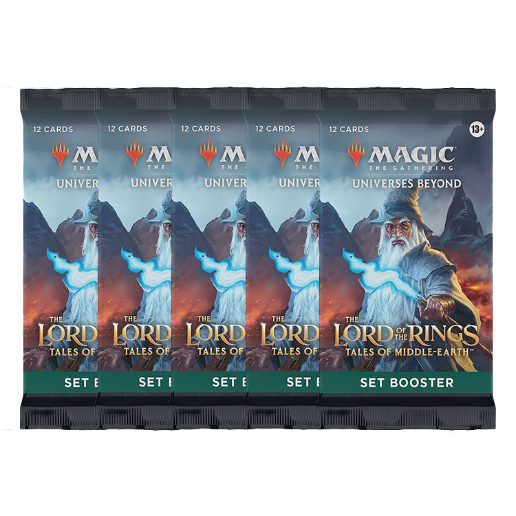 MTG: Lord of the Rings Tales of Middle Earth Universes Beyond Set 5 Boosterpacks EN
