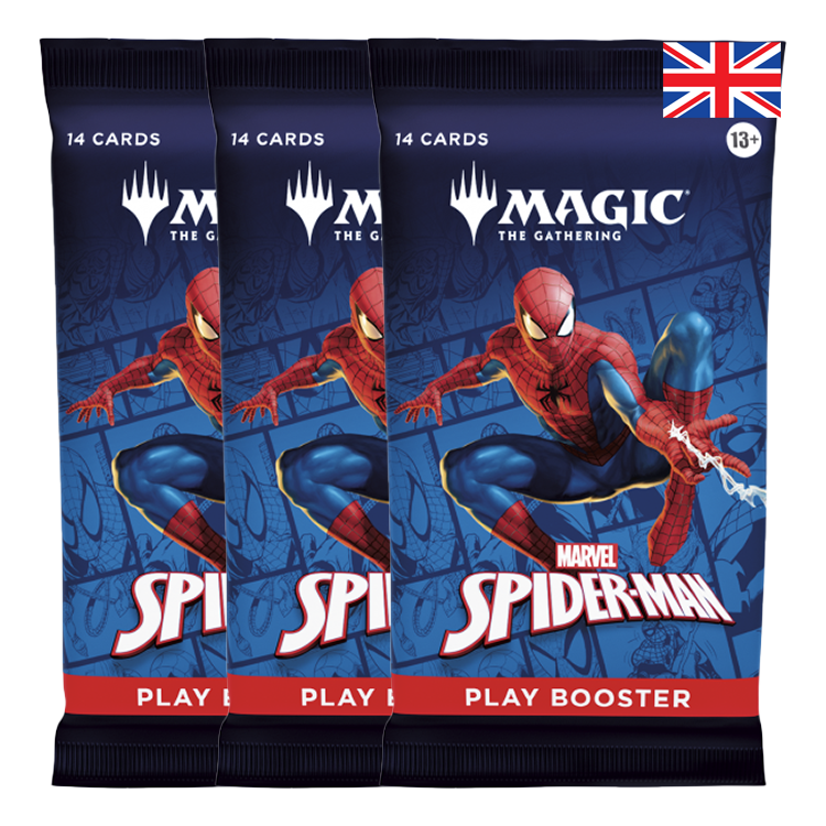 MTG: Marvel Spiderman Play Booster 3 Boosterpacks EN