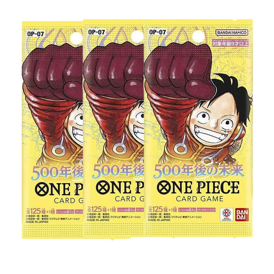 One Piece 500 Years in the Future 3 Boosterpacks EN