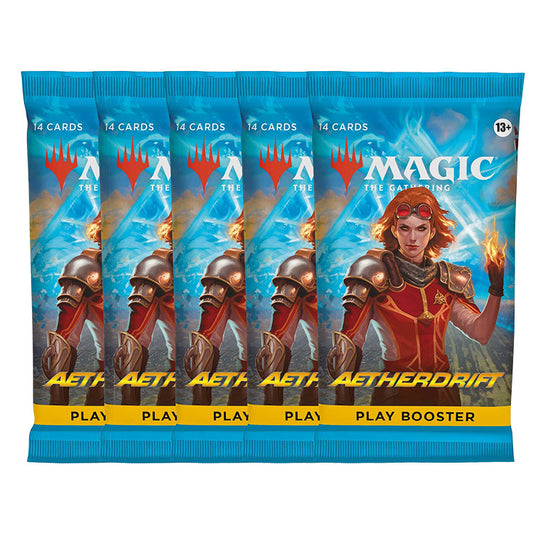 MTG: Aetherdrift Play Booster 5 Boosterpacks  EN