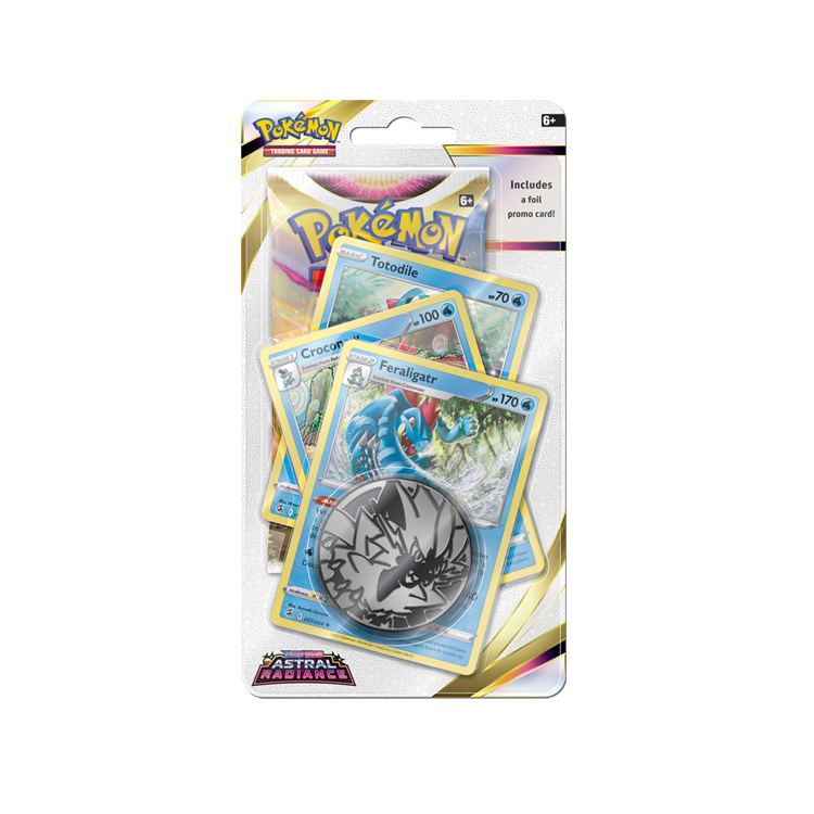 Pokemon Astral Radiance Booster Blister Feraligatr