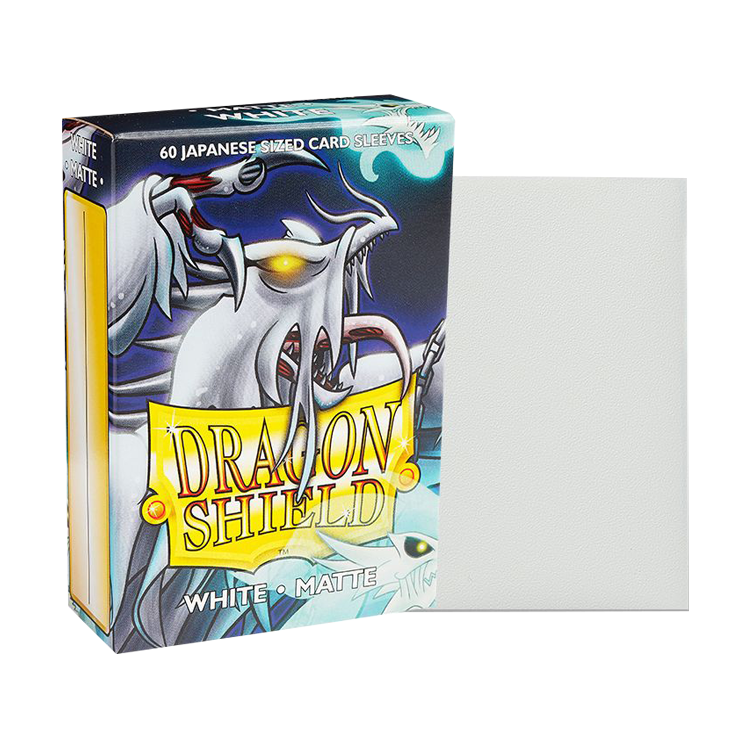 Dragon Shield Japanese Sleeves Matte White (60ct)