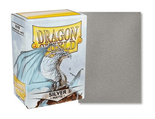 Dragon Shield Sleeves Matte Silver (100ct)