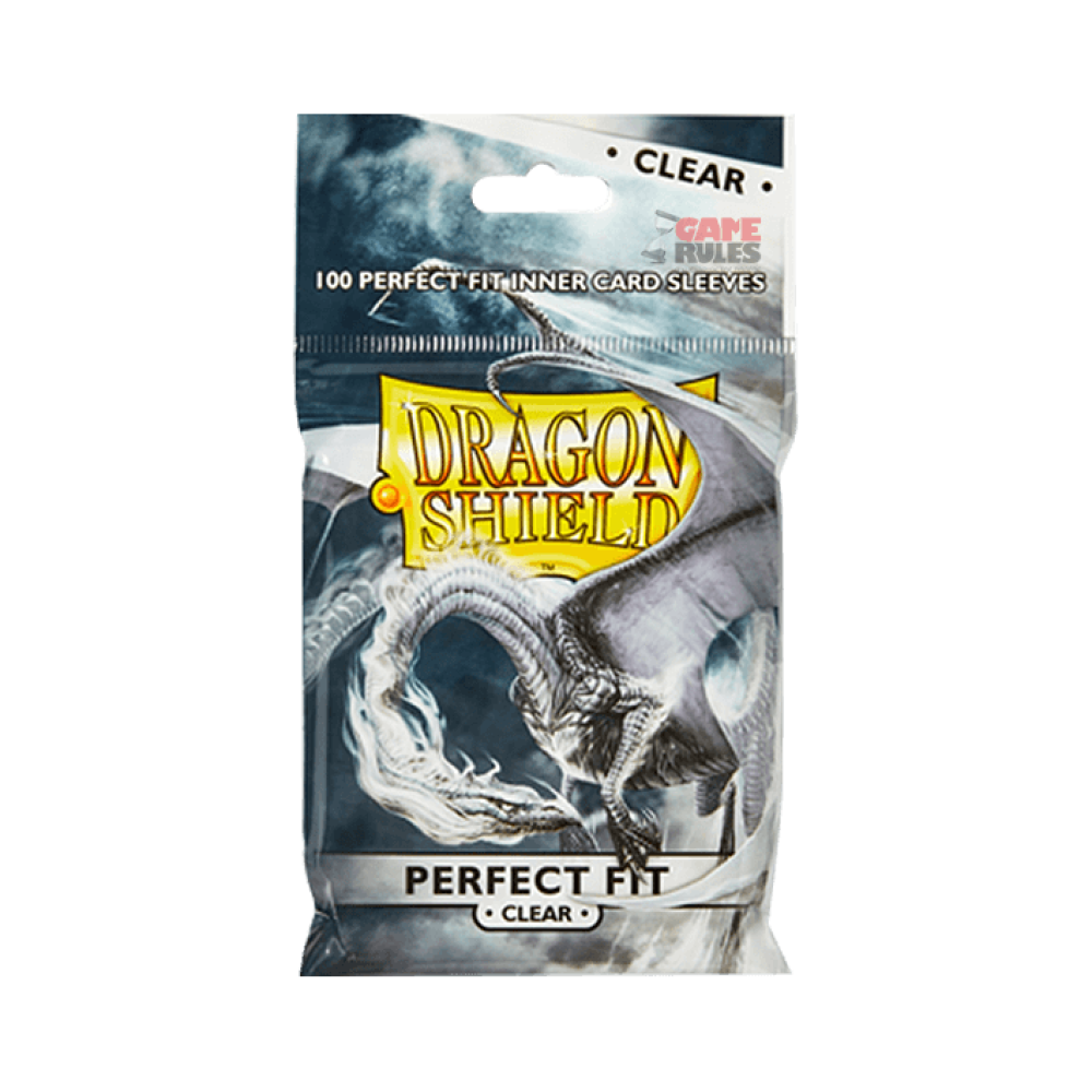 Dragon Shield Clear Standard Perfect Fit Sleeves (100ct)