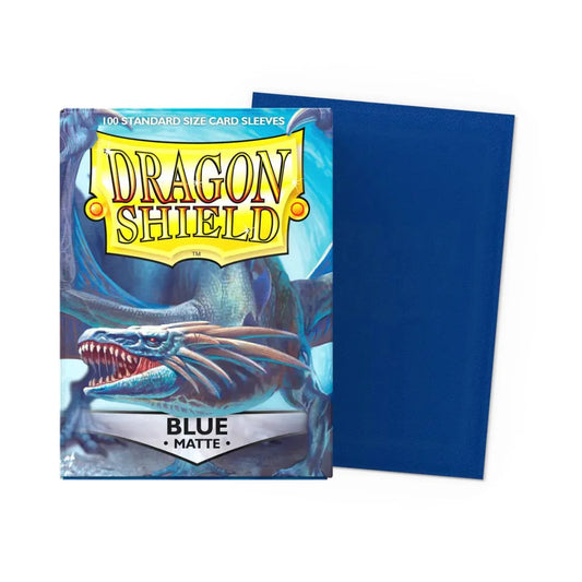 Dragon Shield Blue Standard Matte Sleeves - 100ct