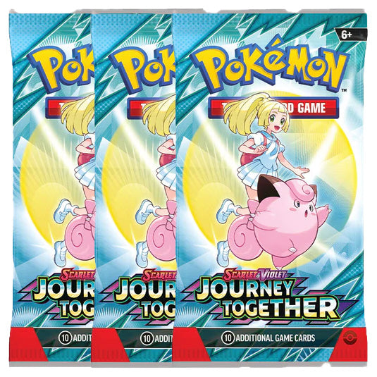 Pokemon Journey Together 3 Boosterpacks EN