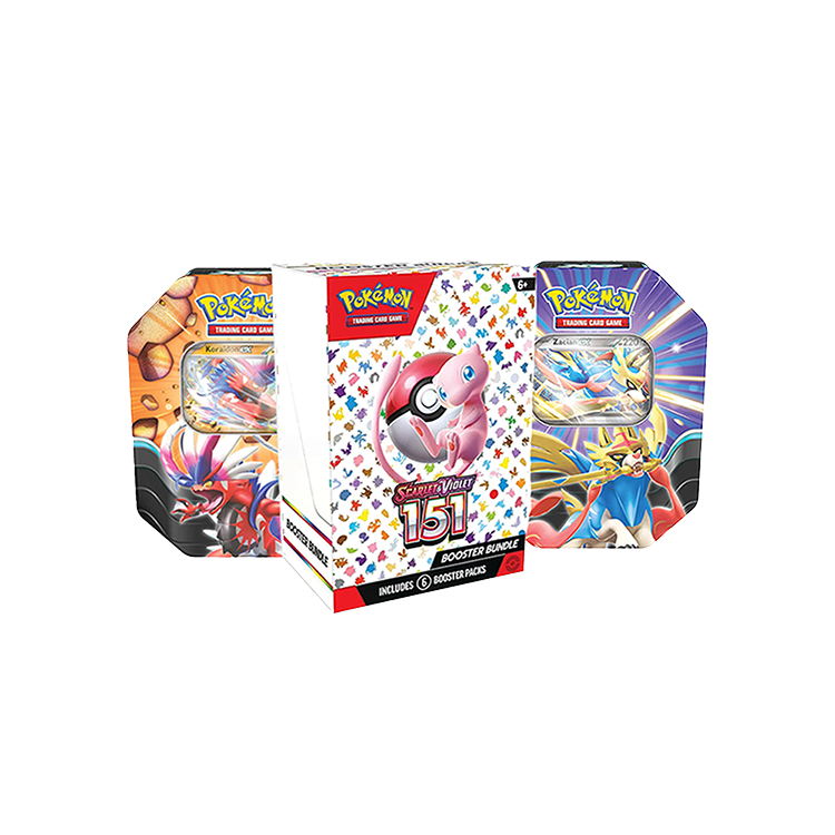 Pokemon Specials: 1 Booster Bundle + 2 Tins
