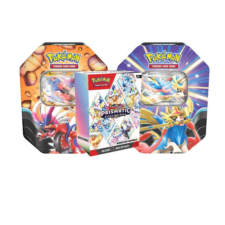 Pokemon Specials: 1 Booster Bundle + 2 Tins