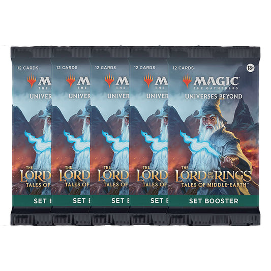 MTG: Lord of the Rings Tales of Middle Earth Universes Beyond Set 5 Boosterpacks EN