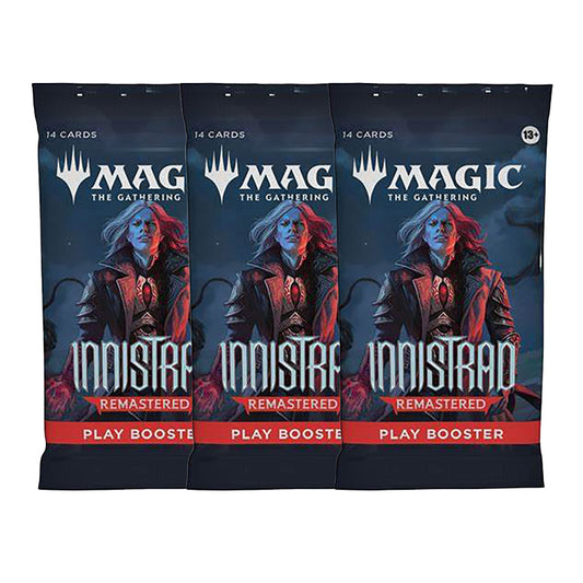 MTG: Innistrad Remastered Play Booster 3 Boosterpacks EN