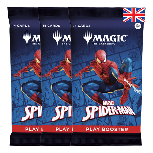 MTG: Marvel Spiderman Play Booster 3 Boosterpacks EN