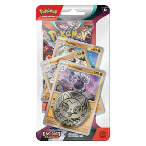 Pokemon Obsidian Flames Booster Blister Mankey EN