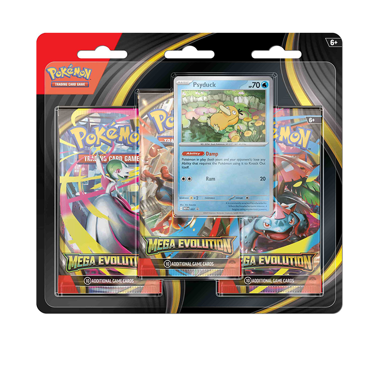 Pokemon Mega Evolution 3er Boosterpack Blister