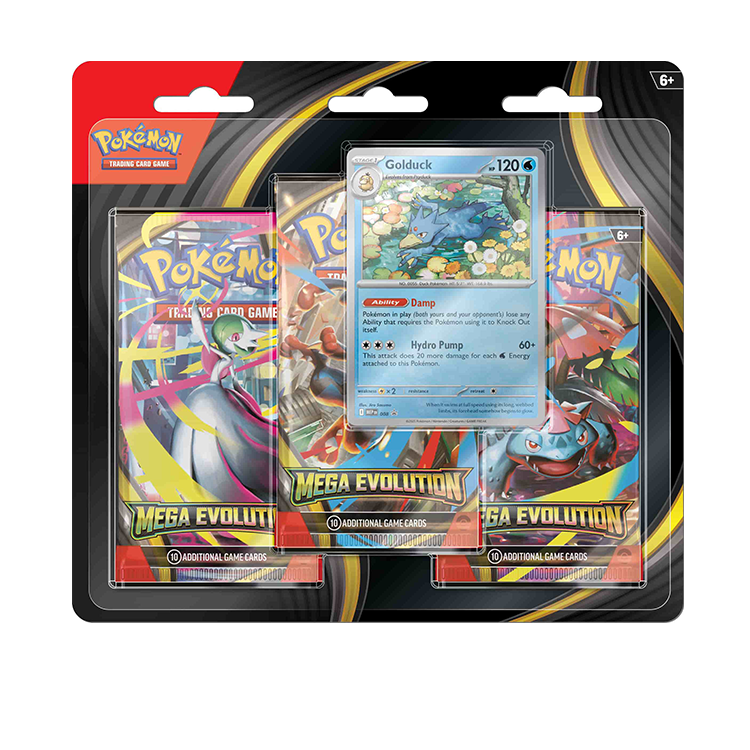 Pokemon Mega Evolution 3er Boosterpack Blister