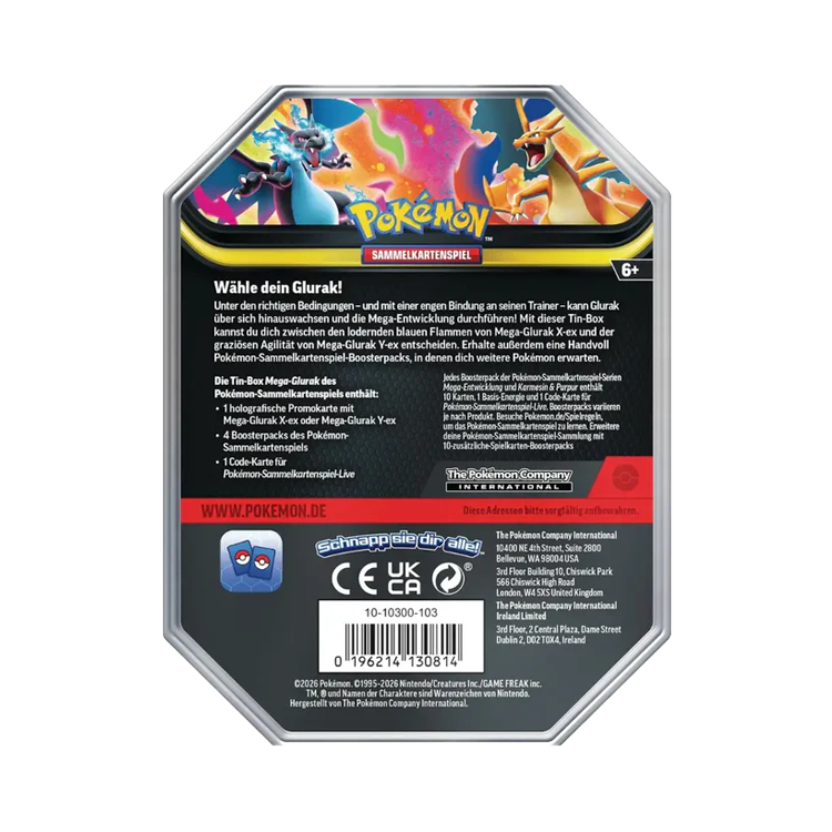 Pokemon Tin Mega Evolution Charizard Y