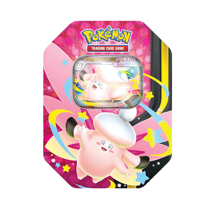 Pokemon Tin Mega Evolution Moonlit Mega Clefable ex