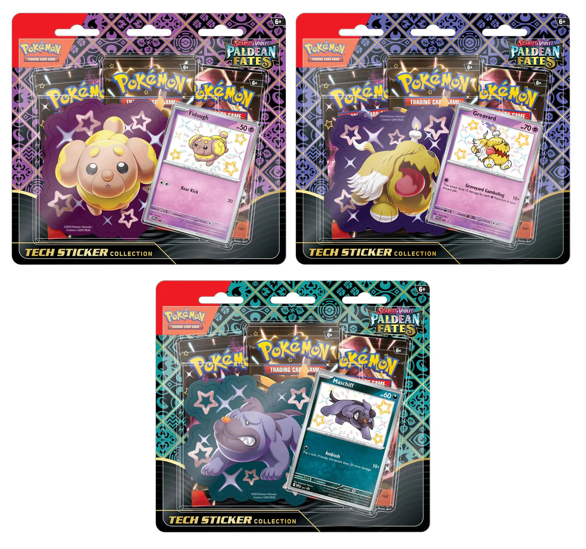 Pokemon Scarlet & Violet Paldean Fates Sticker Collection EN