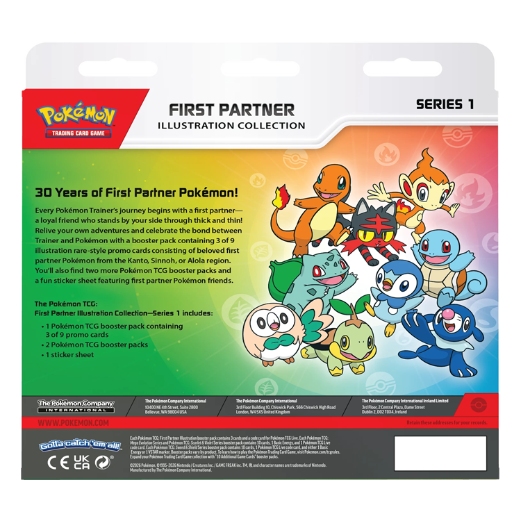 Pokemon Mega Evolution - First Partner Illustration Collection