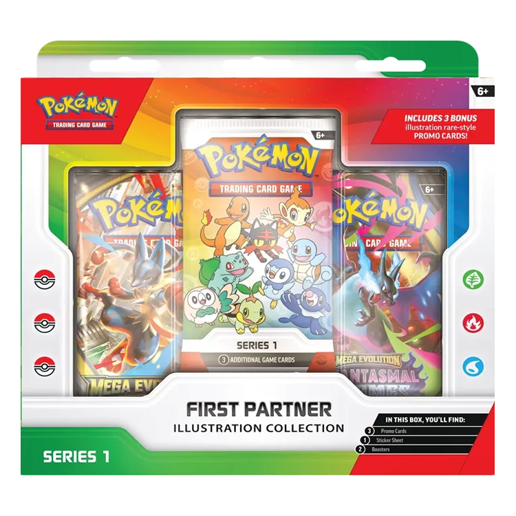 Pokemon Mega Evolution - First Partner Illustration Collection