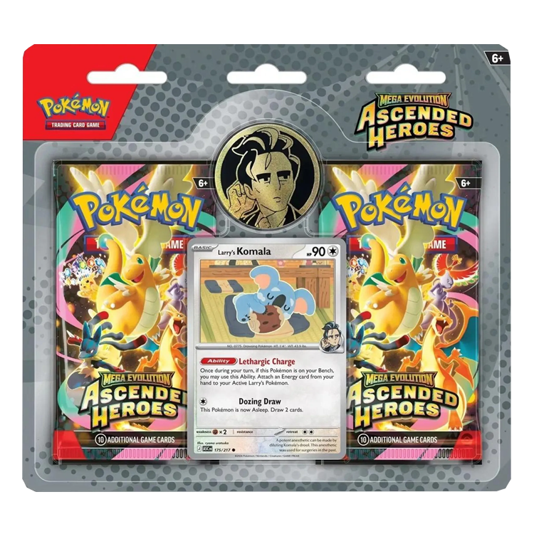 Pokemon Mega Evolution Ascended Heroes Mega 2-Pack Blister