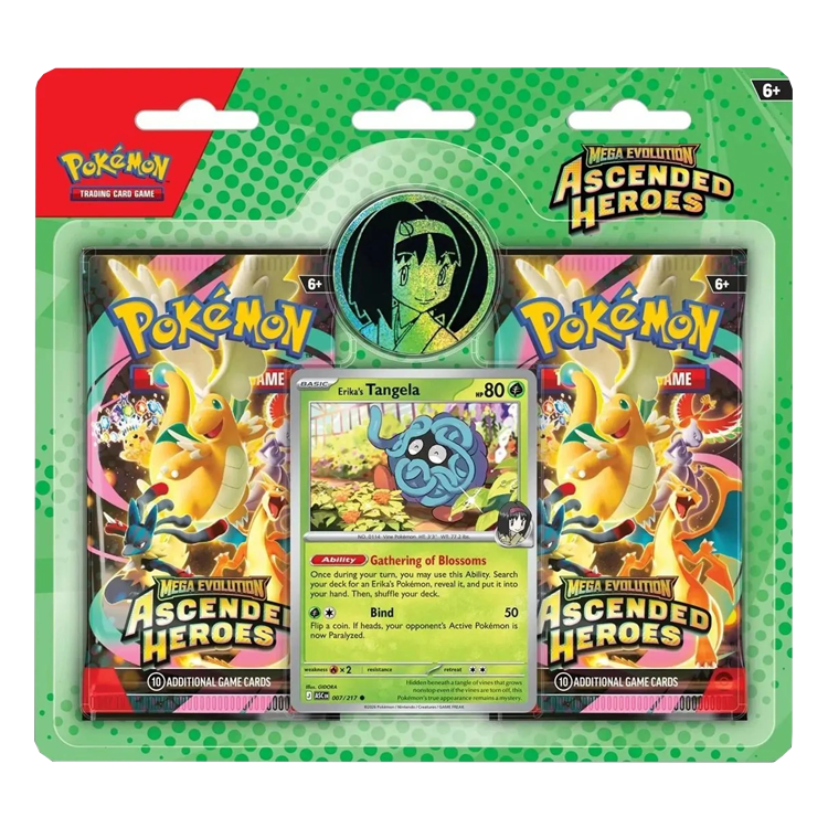Pokemon Mega Evolution Ascended Heroes Mega 2-Pack Blister
