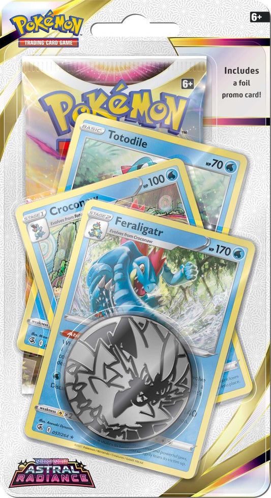 Pokemon Astral Radiance Booster Blister Feraligatr EN