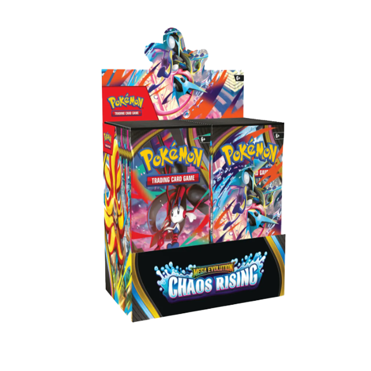 Pokemon Mega Evolution Display - Chaos Rising