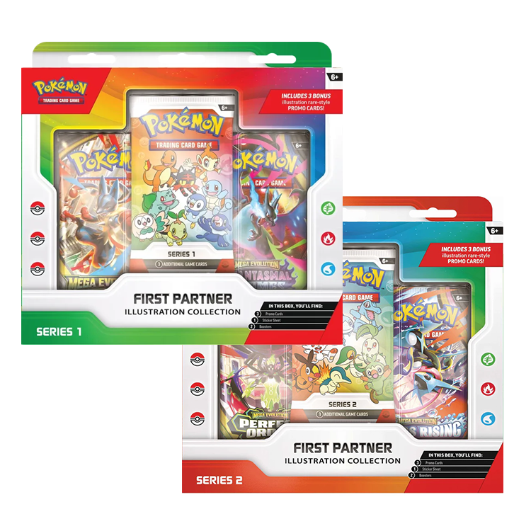 Pokemon Specials: Pokemon Mega Evolution - First Partner Illustration Collection Series 1+2