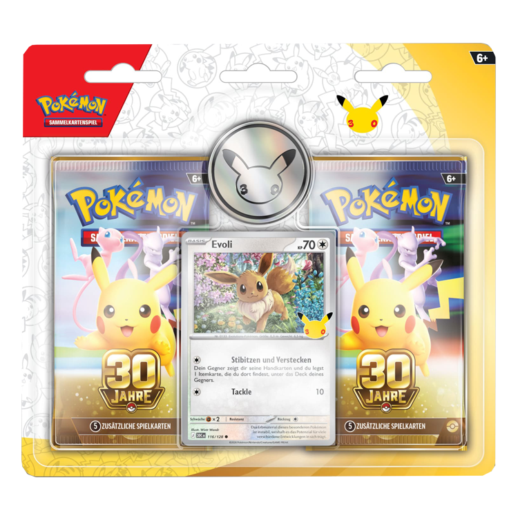 VORBESTELLUNG Pokémon 30th Celebration 2Pack Blister