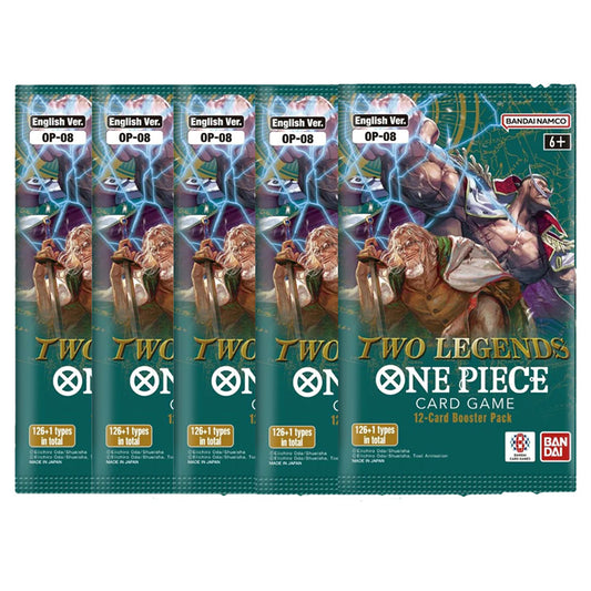 One Piece Two Legends 5 Boosterpacks EN